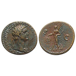 Domitian (81-96). Æ As (27mm, 9.43g, 6h). ... 