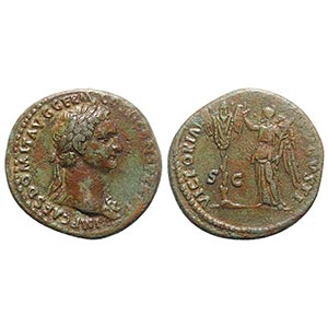 Domitian (81-96). Æ As (27mm, 10.57g, 6h). ... 