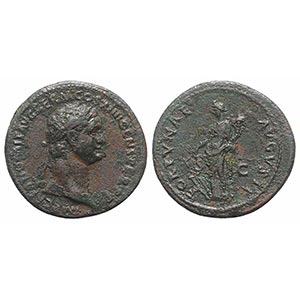 Domitian (81-96). Æ As (30mm, 9.66g, 6h). ... 