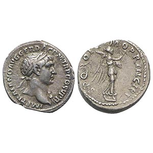 Trajan (98-117). AR Quinarius (13mm, 2.03g, ... 