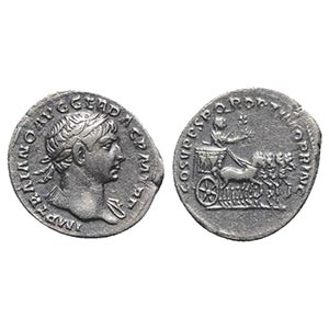 Trajan (98-117). AR Denarius (19mm, 3.42g, ... 