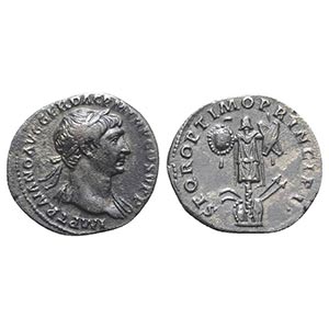 Trajan (98-117). AR Denarius (19mm, 3.29g, ... 