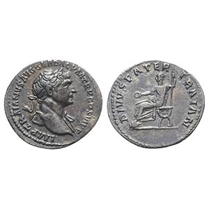 Trajan (98-117). AR Denarius (19mm, 2.83g, ... 