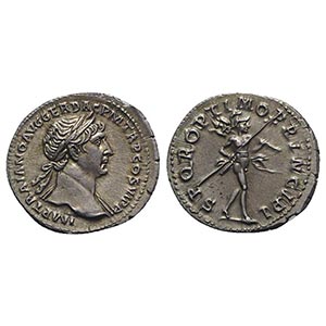 Trajan (98-117). AR Denarius (21mm, 3.19g, ... 