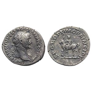 Trajan (98-117). AR Denarius (20mm, 3.11g, ... 