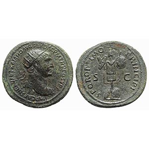 Trajan (98-117). Æ Dupondius (30mm, 10.42g, ... 