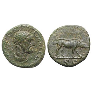 Trajan (98-117). Æ Quadrans (14.5mm, 2.34g, ... 