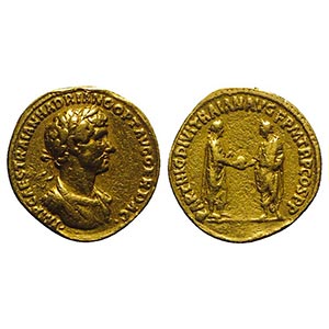 Hadrian (117-138). AV Aureus (19mm, 7.13g, ... 