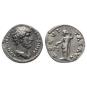 Hadrian (117-138). AR Denarius (17mm, 3.32g, ... 