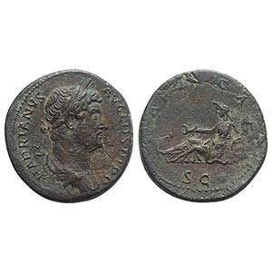 Hadrian (117-138). Æ As (27mm, 12.85g, 6h). ... 