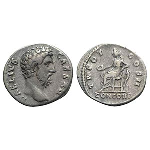 Aelius (Caesar, 136-138). AR Denarius (17mm, ... 