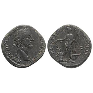 Antoninus Pius (138-161). Æ Sestertius ... 