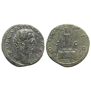 Divus Antoninus Pius (died 161). Æ ... 