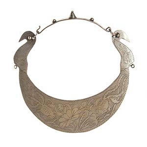 Miao Paktong ceremonial necklace - HMong ... 