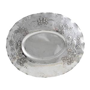 Sterling Silver tray and Gobelet - ... 