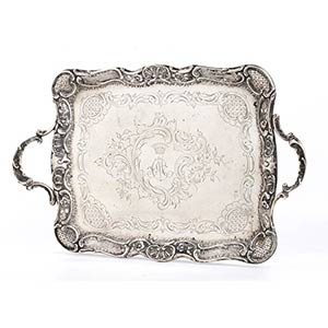 Silver 800/1000 basket - Austro-Hungarian ... 