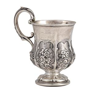 Sterling silver mug - London 1832, ... 