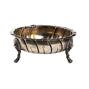 Sterling silver victorian bowl - ... 