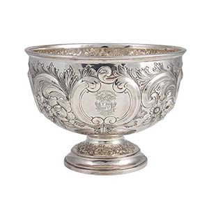 Sterling silver bowl - Sheffield 1894, Lee ... 