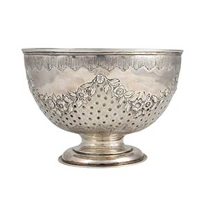 Sterling silver bowl - London 1905,  Hunt & ... 