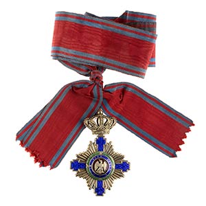 Romania, Order of the star, grand cross sash ... 