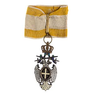 Serbia, Order of the white eagle with ... 