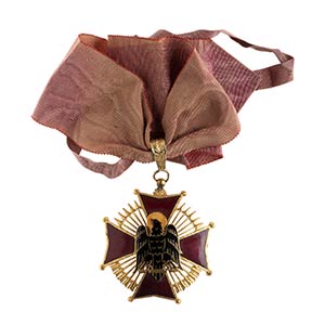 Spain, Order of Cisneros  Silver gilt, ... 