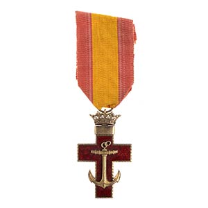 Spain , order of naval merit, knight cross.  ... 