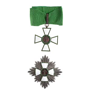 Hungary, Grand Officer set, breast star and ... 