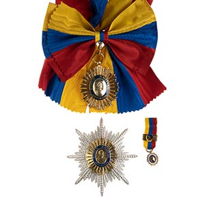 Columbia, order of Libertador, grand cross ... 