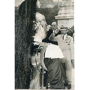 Hailé Selassié visita il ... 