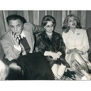 Federico Fellini, Giulietta Masina e Sandra ... 