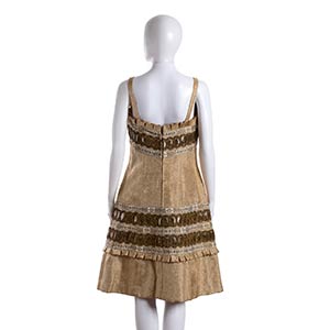 STRAW DRESS Late 50s  Natural ... 