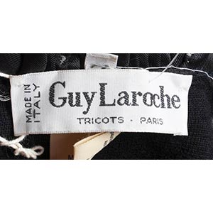 GUY LAROCHE TRICOT WOOL DRESS ... 