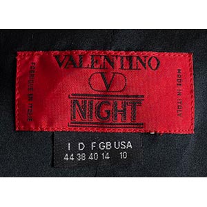 VALENTINO NIGHT  SILK DRESS 90s  A ... 