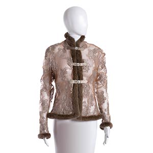 VALENTINO PAP TULLE AND LACE JACKET ca  ... 