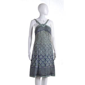 ANNA MARIA FANUCCHI  SILK GEORGETTE DRESS ... 