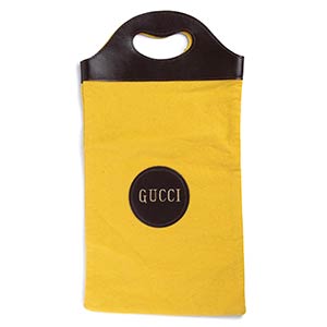 GUCCI WOOL AND LEATHER SHOPPING BAG 70s  ... 