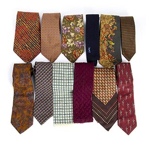 LOT OF TWELVE TIES 70s/80s A lot of 12 ties ... 