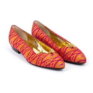 ISABEL CANOVAS SILK SHOES 80s  A pair of ... 