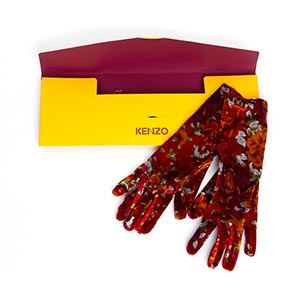 KENZO CHENILLE GLOVES Early 90s  Chenille ... 