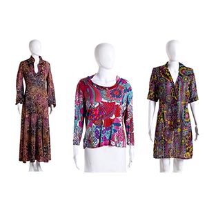 EMILIA BELLINI TWO LUREX DRESSES AND JERSEY ... 