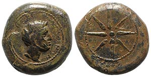 Sicily, Alaisa Aitnaia, c. 340-330 BC. Æ ... 
