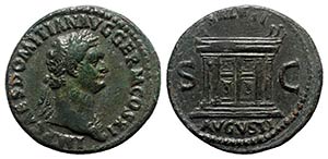 Domitian (81-96). Æ As (29mm, 10.18g, 7h). ... 