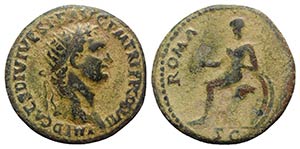 Domitian (81-96). Thrace, Uncertain mint. Æ ... 