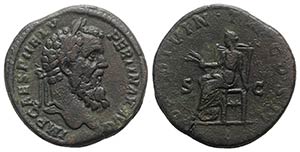 Pertinax (AD 193). Æ Sestertius (31mm, ... 