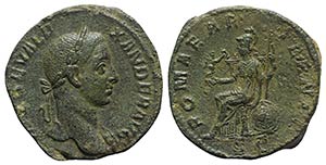 Severus Alexander (222-235). Æ Sestertius ... 