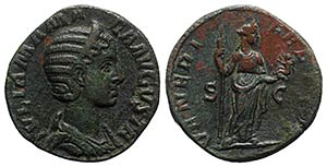 Julia Mamaea (Augusta, 222-235). Æ ... 