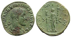 Maximinus I (235-238). Æ Sestertius (31mm, ... 