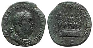 Balbinus (AD 238). Æ Sestertius (29mm, ... 